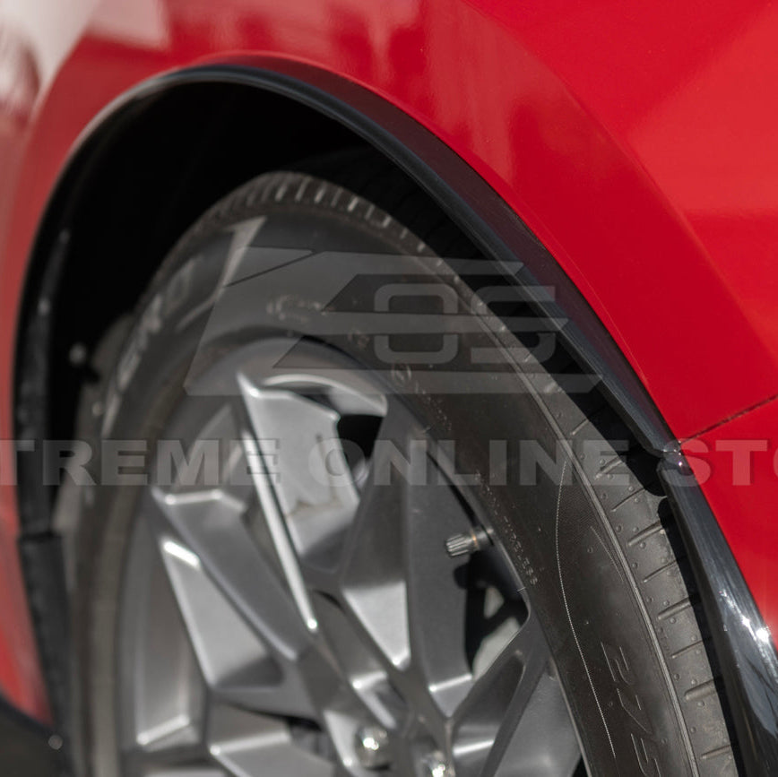 2024-Up Ford Mustang S650 DRY CARBON FIBER Rear Quarter Fender Flare Extension image 4
