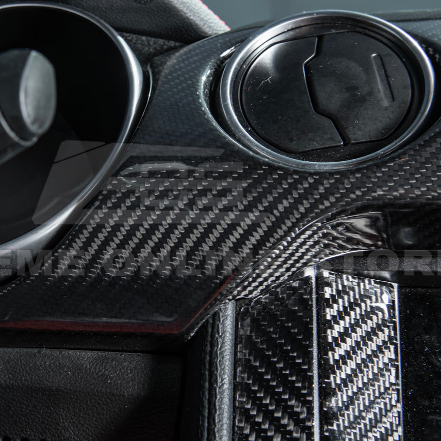 2015-23 Ford Mustang 3 AC DRY CARBON FIBER Dashboard Panel Trim image 9