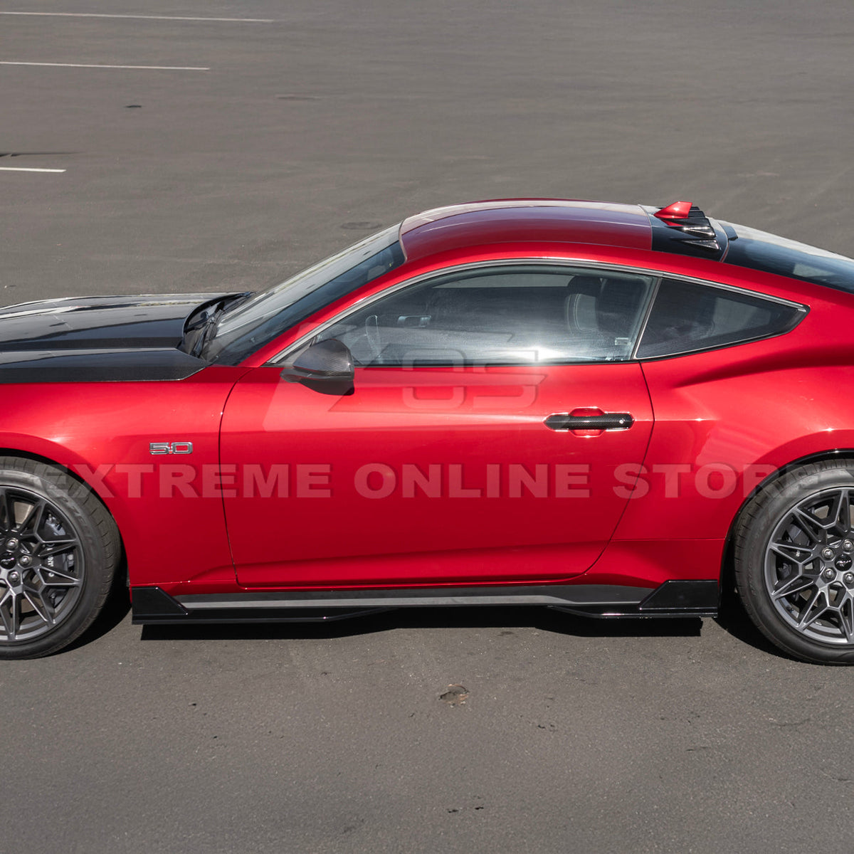 2024+ Ford Mustang Side Skirts Extension image 28