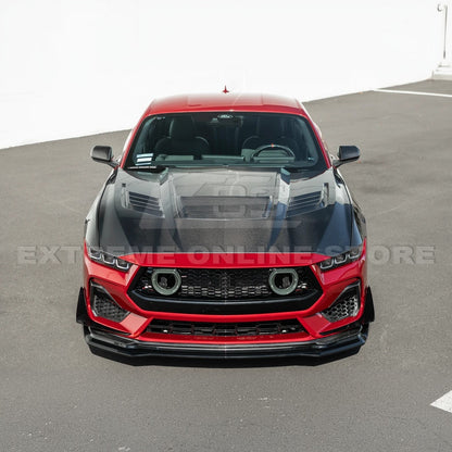 2024-Up Ford Mustang GTV Style Front Upper Grille LED Air Intakes image 7