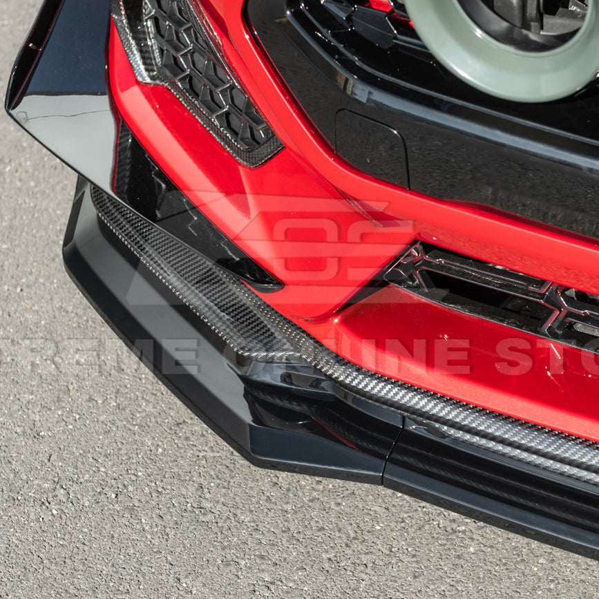2024-Up Ford Mustang S650 GTV Style Add-On Front Lip Splitter image 13