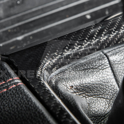 2015-23 Ford Mustang DRY CARBON FIBER Center Gear Shift Panel Trim Cover image 7