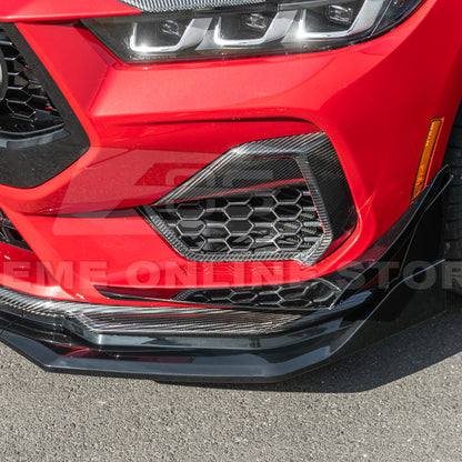 2024-Up Ford Mustang S650 GTV Style Add-On Front Lip Splitter image 15
