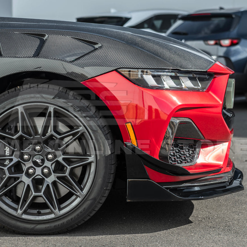 2024-Up Ford Mustang S650 GTV Style Add-On Front Lip Splitter image 11
