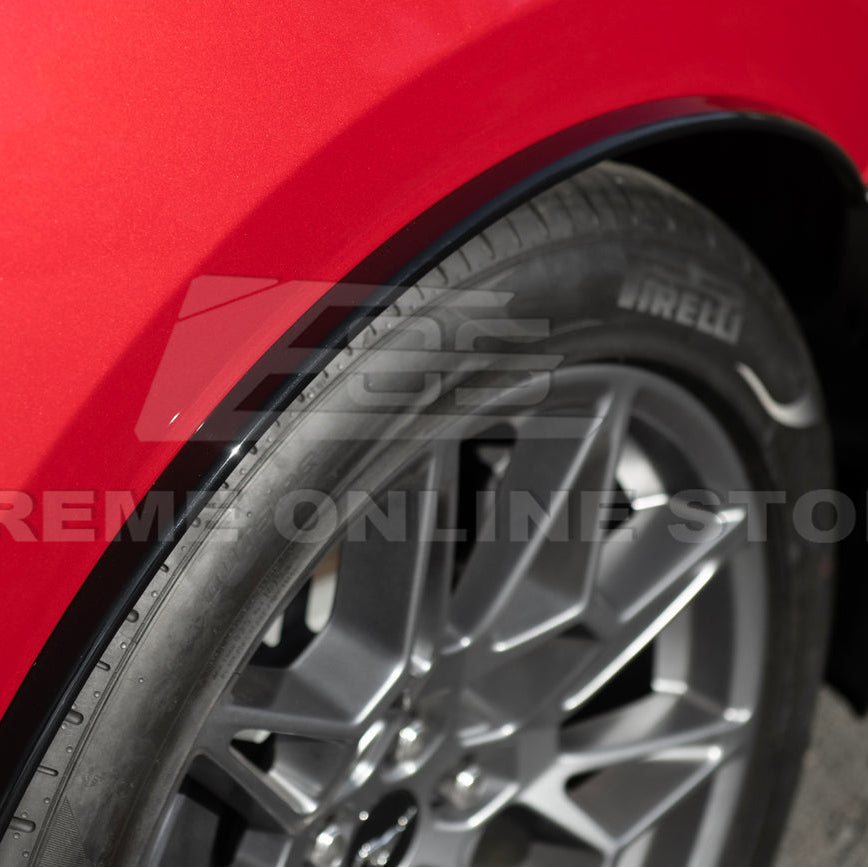 2024-Up Ford Mustang S650 DRY CARBON FIBER Rear Quarter Fender Flare Extension image 8