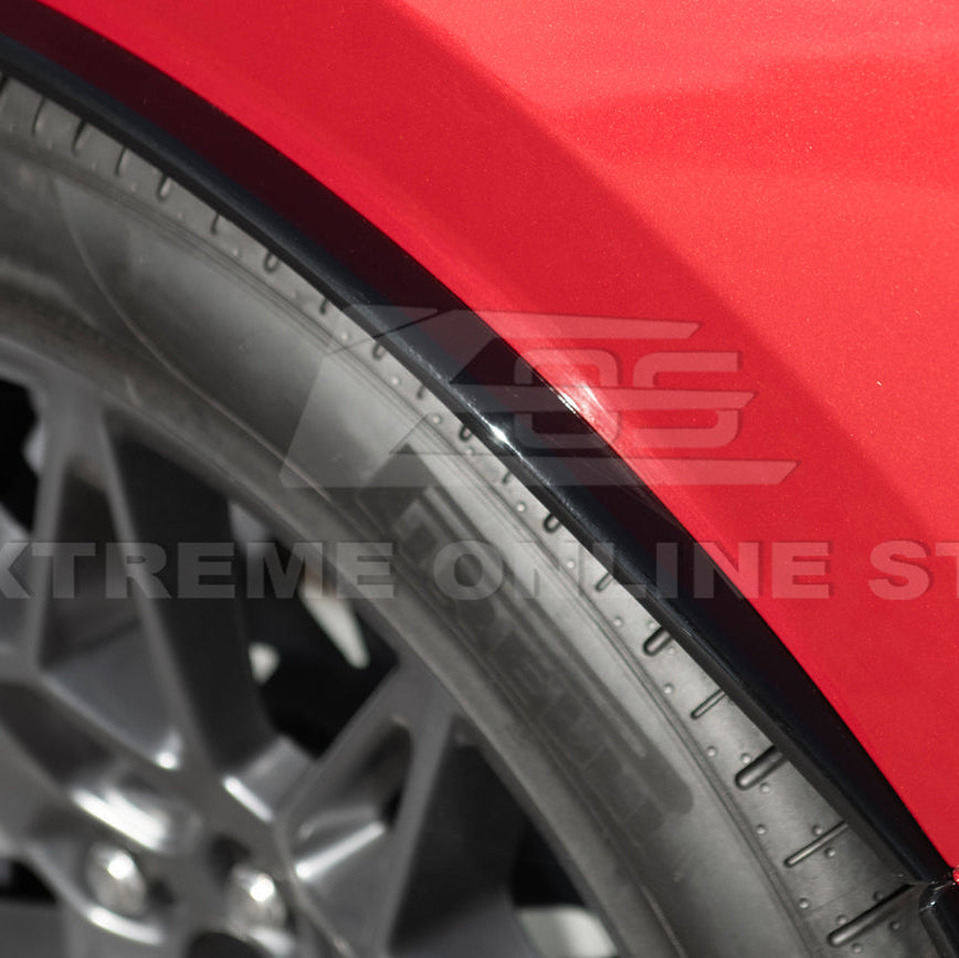 2024-Up Ford Mustang S650 DRY CARBON FIBER Rear Quarter Fender Flare Extension image 9