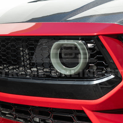 2024-Up Ford Mustang GTV Style Front Upper Grille LED Air Intakes image 11