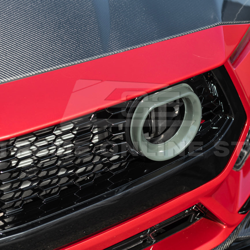 2024-Up Ford Mustang GTV Style Front Upper Grille LED Air Intakes image 12