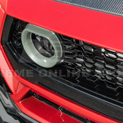 2024-Up Ford Mustang GTV Style Front Upper Grille LED Air Intakes image 13