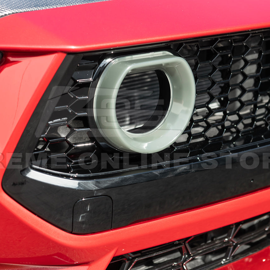 2024-Up Ford Mustang GTV Style Front Upper Grille LED Air Intakes image 14