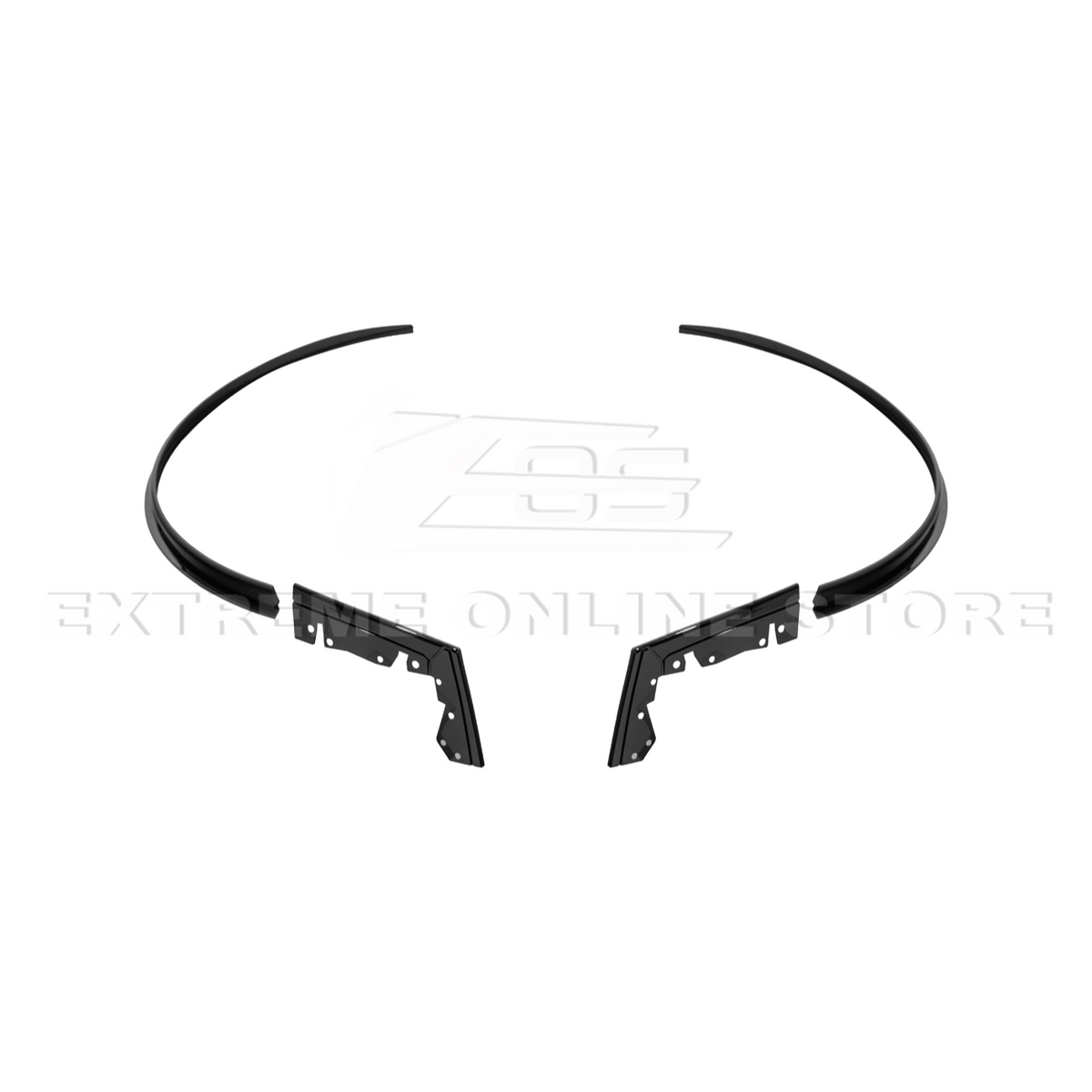 2024-Up Ford Mustang S650 DRY CARBON FIBER Rear Quarter Fender Flare Extension image 12