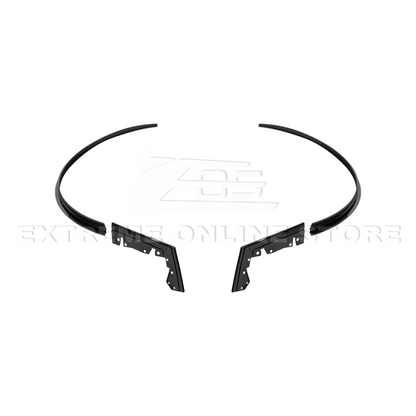 2024-Up Ford Mustang S650 DRY CARBON FIBER Rear Quarter Fender Flare Extension image 12