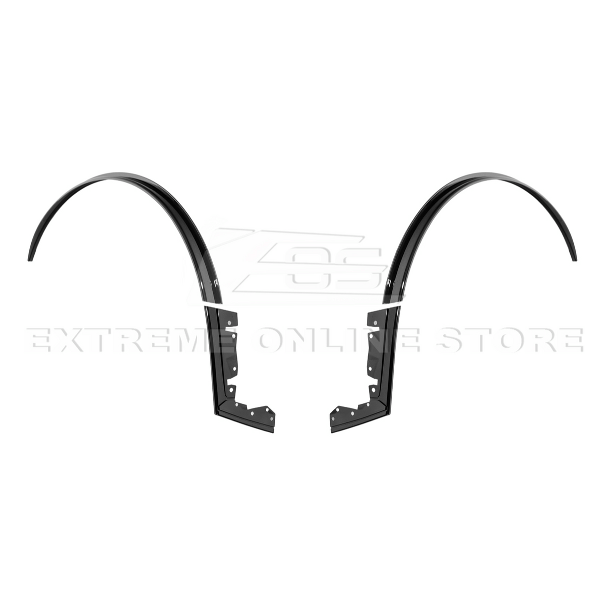 2024-Up Ford Mustang S650 DRY CARBON FIBER Rear Quarter Fender Flare Extension image 14