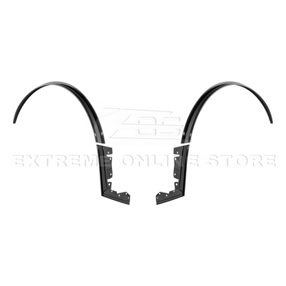 2024-Up Ford Mustang S650 DRY CARBON FIBER Rear Quarter Fender Flare Extension image 14