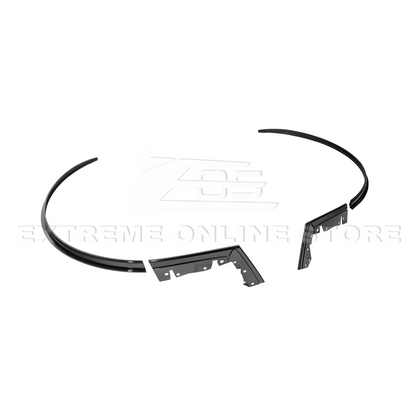 2024-Up Ford Mustang S650 DRY CARBON FIBER Rear Quarter Fender Flare Extension image 11
