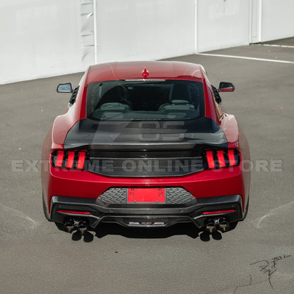 2024-Up Ford Mustang Rear License Plate Frame Trim Cover image 7
