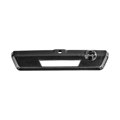 2021-Up Ford F-150 | DRY CARBON FIBER Rear Trunk Tailgate Handle Assembly Cover image 13