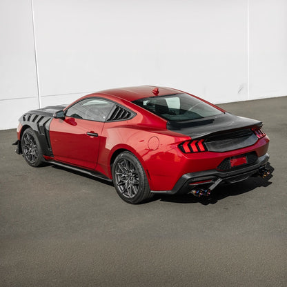2024-Up Ford Mustang S650 | Super Snake Style Carbon Fiber Rear Trunk Lid with Integrated Spoiler image 4