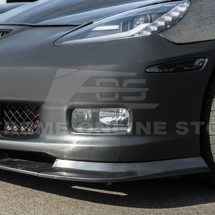 2005-13 Corvette C6 | ZR1 Style Primed Full Front Bumper Cover Lip image 12