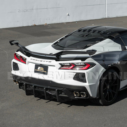 Z06 Conversion Corvette C8 All Model DRY CARBON FIBER Rear High Wing image 67