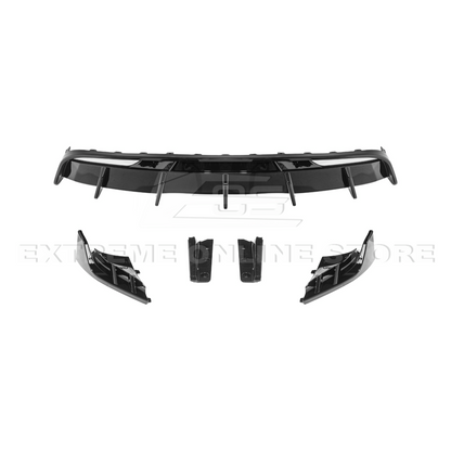 2024-Up Tesla Model 3 Performance Style Rear Bumper Diffuser Lip image 27