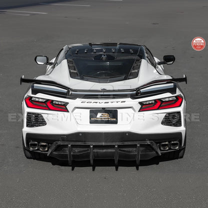 Z06 Conversion Corvette C8 All Model DRY CARBON FIBER Rear High Wing image 69