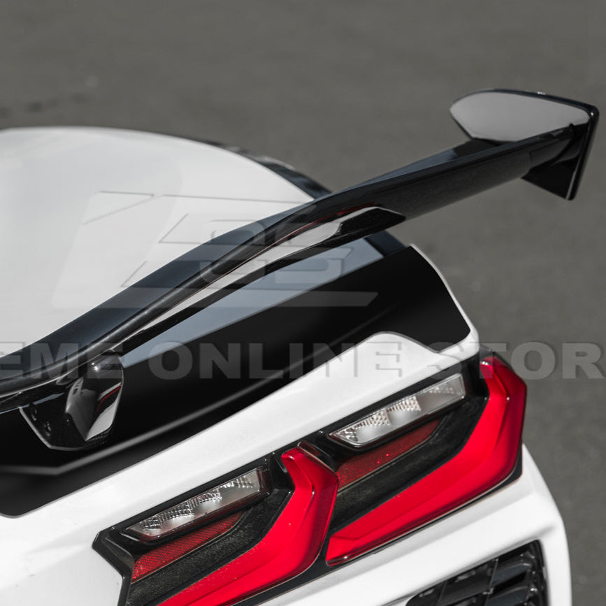 Z06 Conversion Corvette C8 All Model DRY CARBON FIBER Rear High Wing image 74