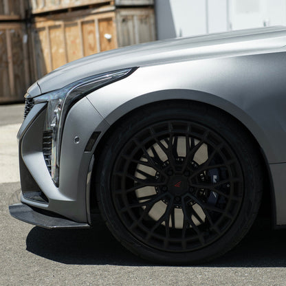 2025-Up Cadillac CT5-V Blackwing | Factory Dry Carbon Fiber Front Lip Splitter image 7
