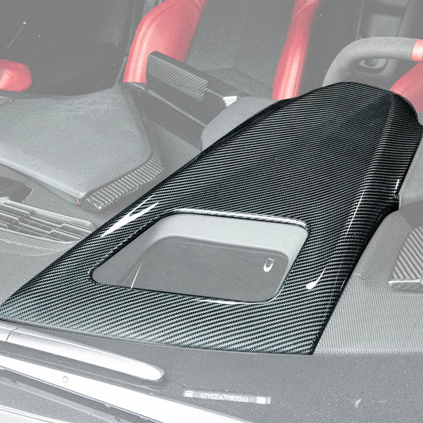 Corvette C8 DRY CARBOn FIBER Upper Dashboard Instrument Panel Cover image 3