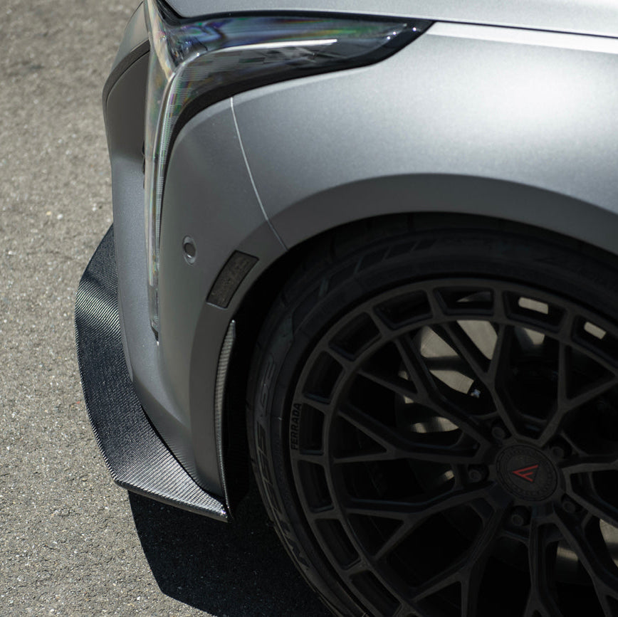 2025-Up Cadillac CT5-V Blackwing | Factory Dry Carbon Fiber Front Lip Splitter image 8