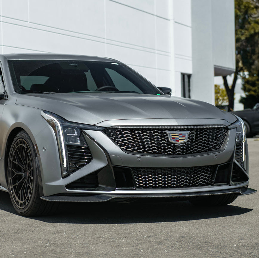 2025-Up Cadillac CT5-V Blackwing | Factory Dry Carbon Fiber Front Lip Splitter image 10