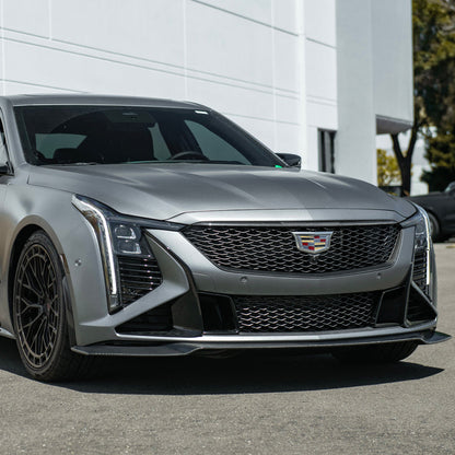 2025-Up Cadillac CT5-V Blackwing | Factory Dry Carbon Fiber Front Lip Splitter image 10