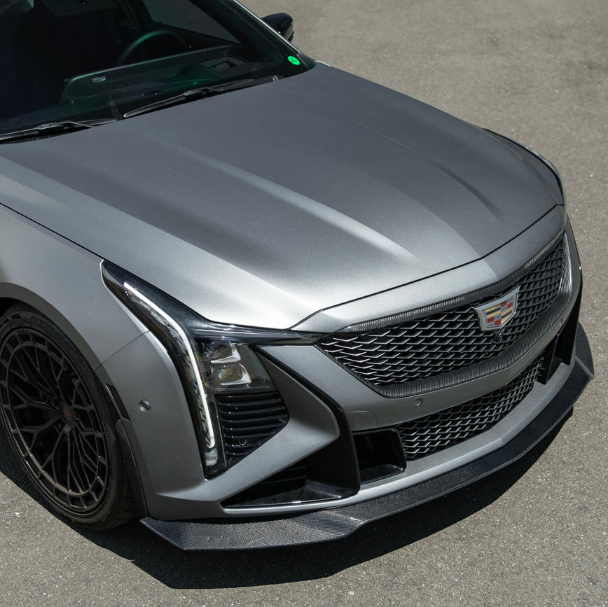2025-Up Cadillac CT5-V Blackwing | Factory Dry Carbon Fiber Front Lip Splitter image 11