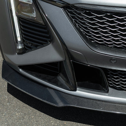 2025-Up Cadillac CT5-V Blackwing | Factory Dry Carbon Fiber Front Lip Splitter image 13