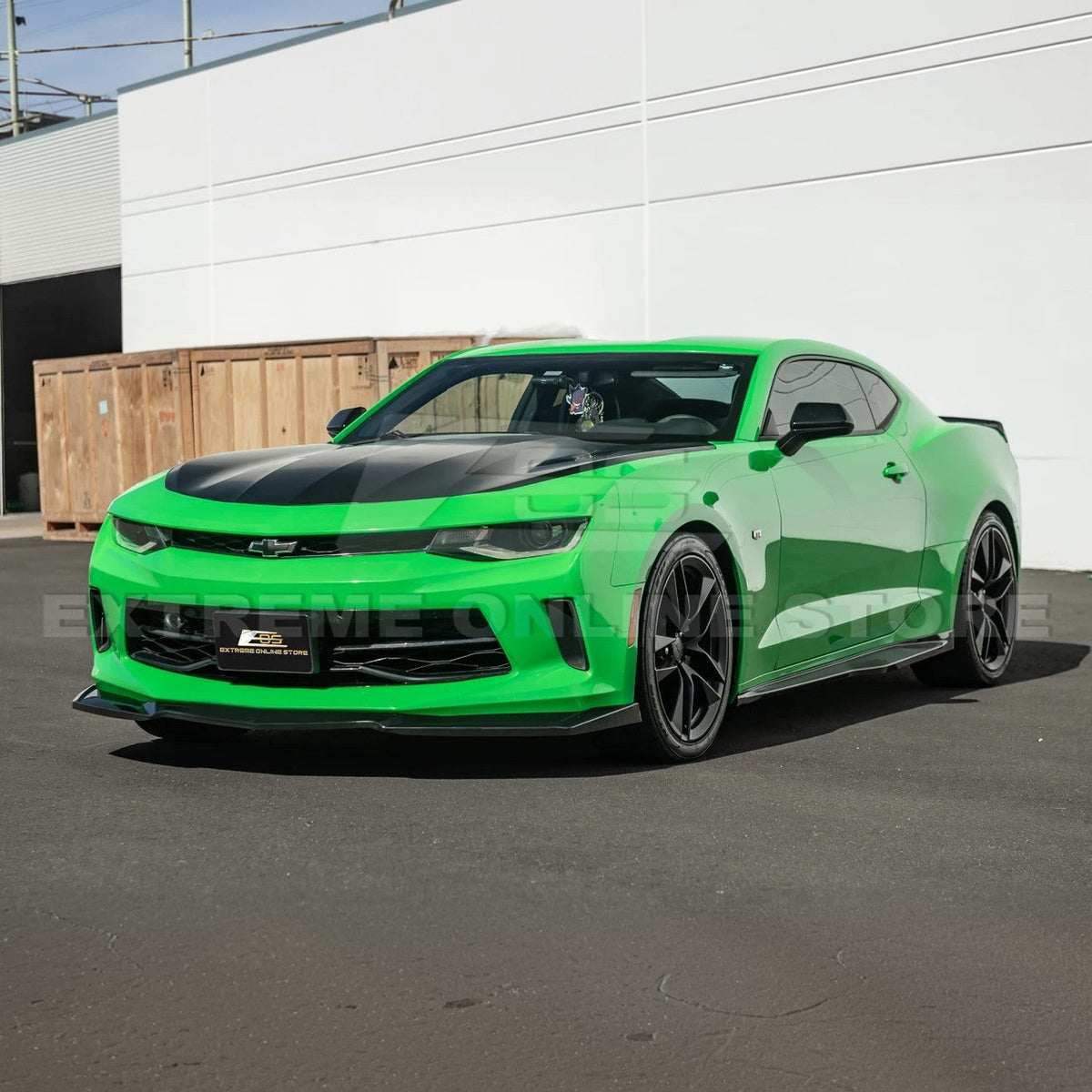 2016-18 Camaro LT LS RS l ZL1 Style Front Lip Splitter Side Skirt image 4