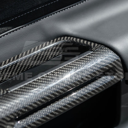 2015-up Ford Mustang DRY Carbon Fiber Side Door Glass Lifting Panel image 7