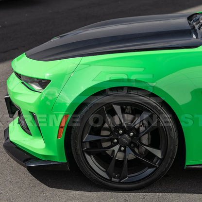 2016-18 Camaro LT LS RS l ZL1 Style Front Lip Splitter Side Skirt image 12