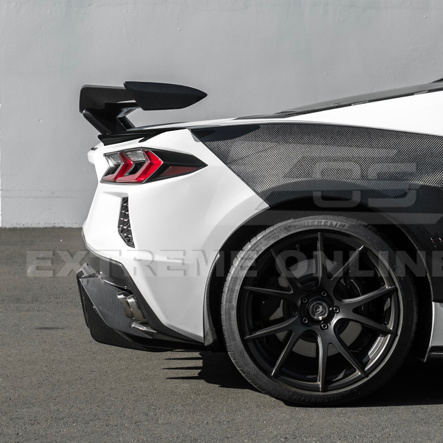 Z06 Conversion Corvette C8 All Model DRY CARBON FIBER Rear High Wing image 70
