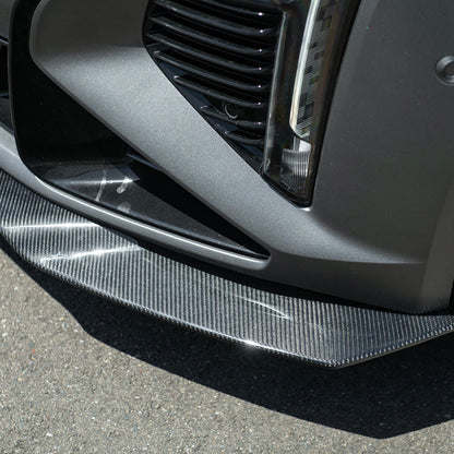2025-Up Cadillac CT5-V Blackwing | Factory Dry Carbon Fiber Front Lip Splitter image 15