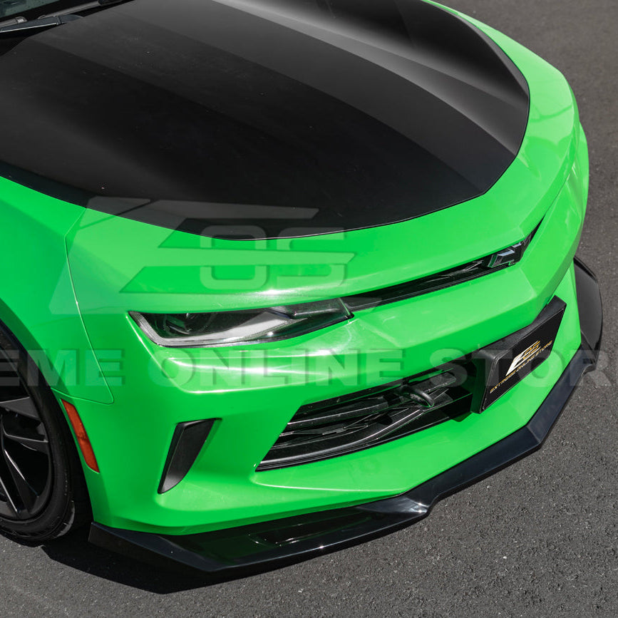 2016-18 Camaro LT LS RS l ZL1 Style Front Lip Splitter Side Skirt image 13