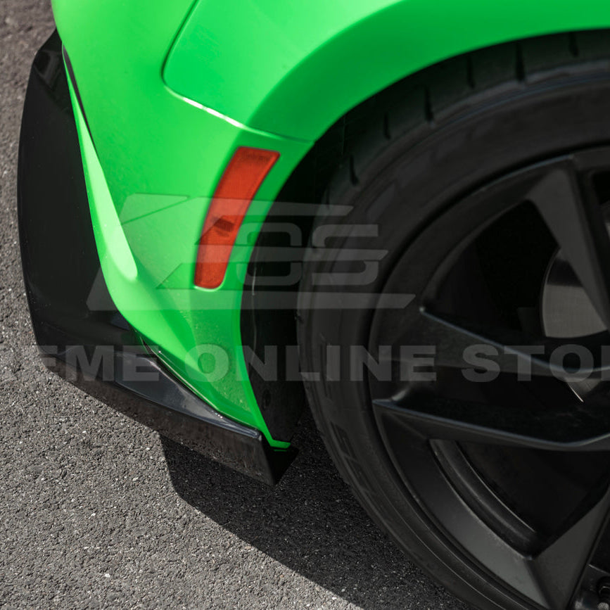 2016-18 Camaro LT LS RS l ZL1 Style Front Lip Splitter Side Skirt image 14