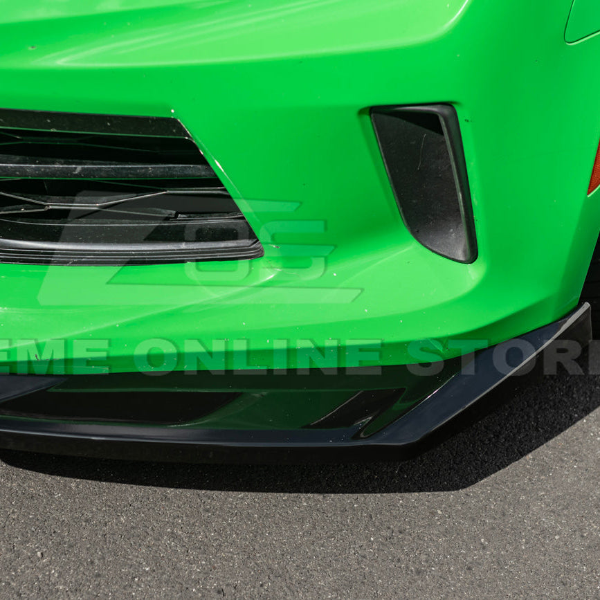 2016-18 Camaro LT LS RS l ZL1 Style Front Lip Splitter Side Skirt image 16