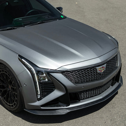 2025-Up Cadillac CT5-V Blackwing | Extended CARBON FIBER Front Lip Splitter image 8