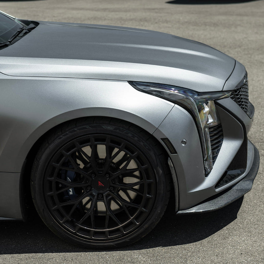 2025-Up Cadillac CT5-V Blackwing | Extended CARBON FIBER Front Lip Splitter image 9
