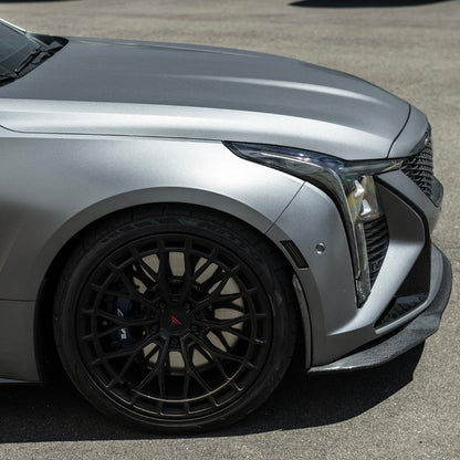 2025-Up Cadillac CT5-V Blackwing | Extended CARBON FIBER Front Lip Splitter image 9