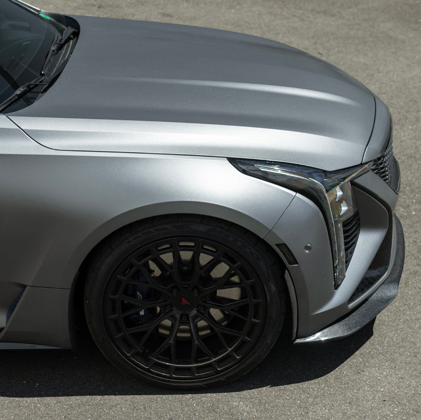 2025-Up Cadillac CT5-V Blackwing | Extended CARBON FIBER Front Lip Splitter image 10