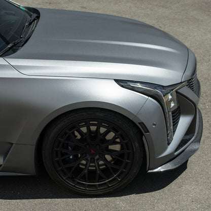 2025-Up Cadillac CT5-V Blackwing | Extended CARBON FIBER Front Lip Splitter image 10