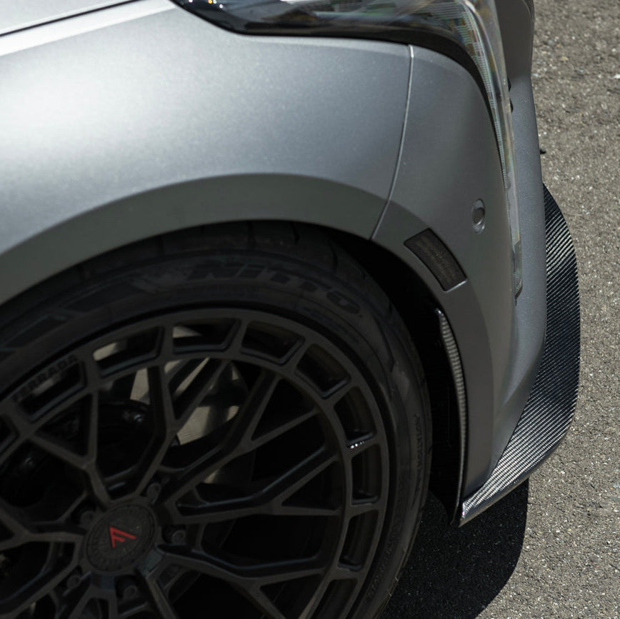 2025-Up Cadillac CT5-V Blackwing | Extended CARBON FIBER Front Lip Splitter image 11