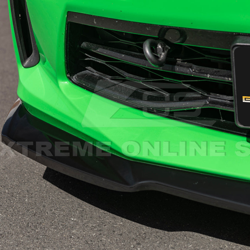 2016-18 Camaro LT LS RS l ZL1 Style Front Lip Splitter Side Skirt image 18