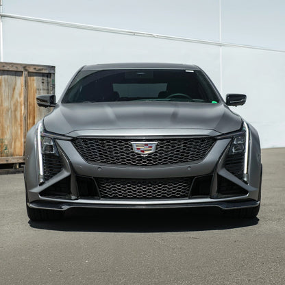 2025-Up Cadillac CT5-V Blackwing | Extended CARBON FIBER Front Lip Splitter image 5